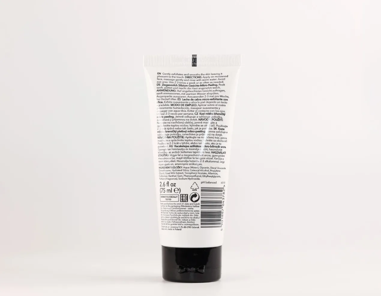 Micro-exfoliant Visage au Lait de Chèvre avec Silice