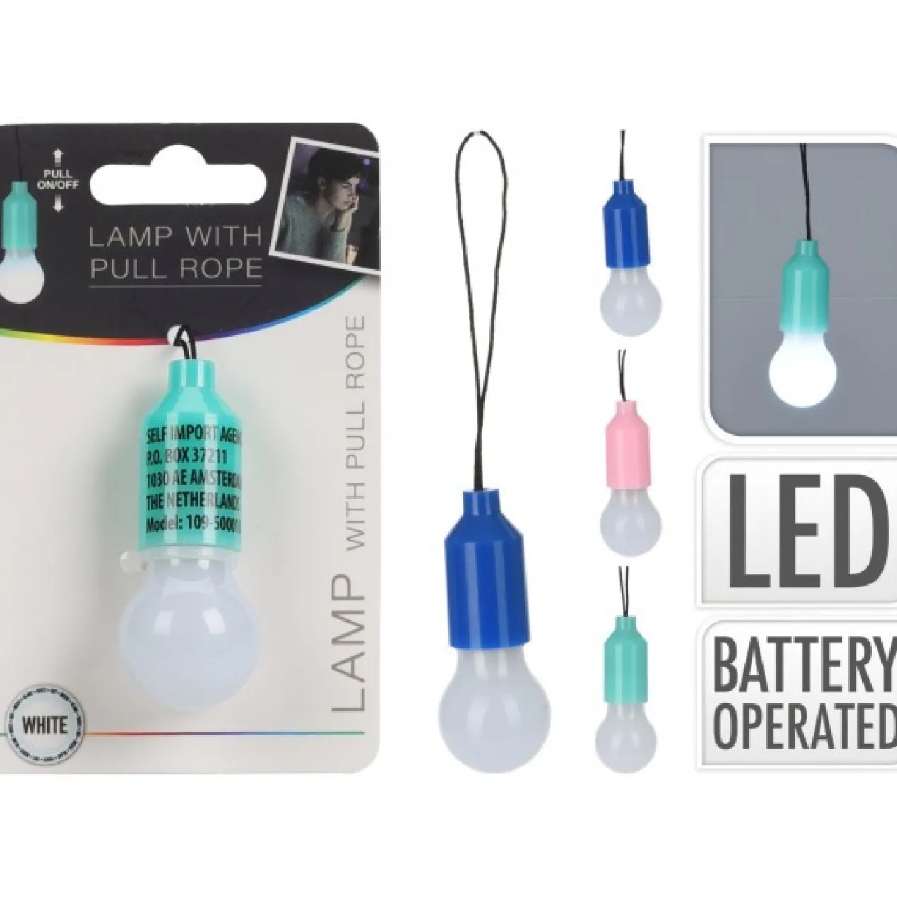 Mini-lampe à Led avec câble de manutention