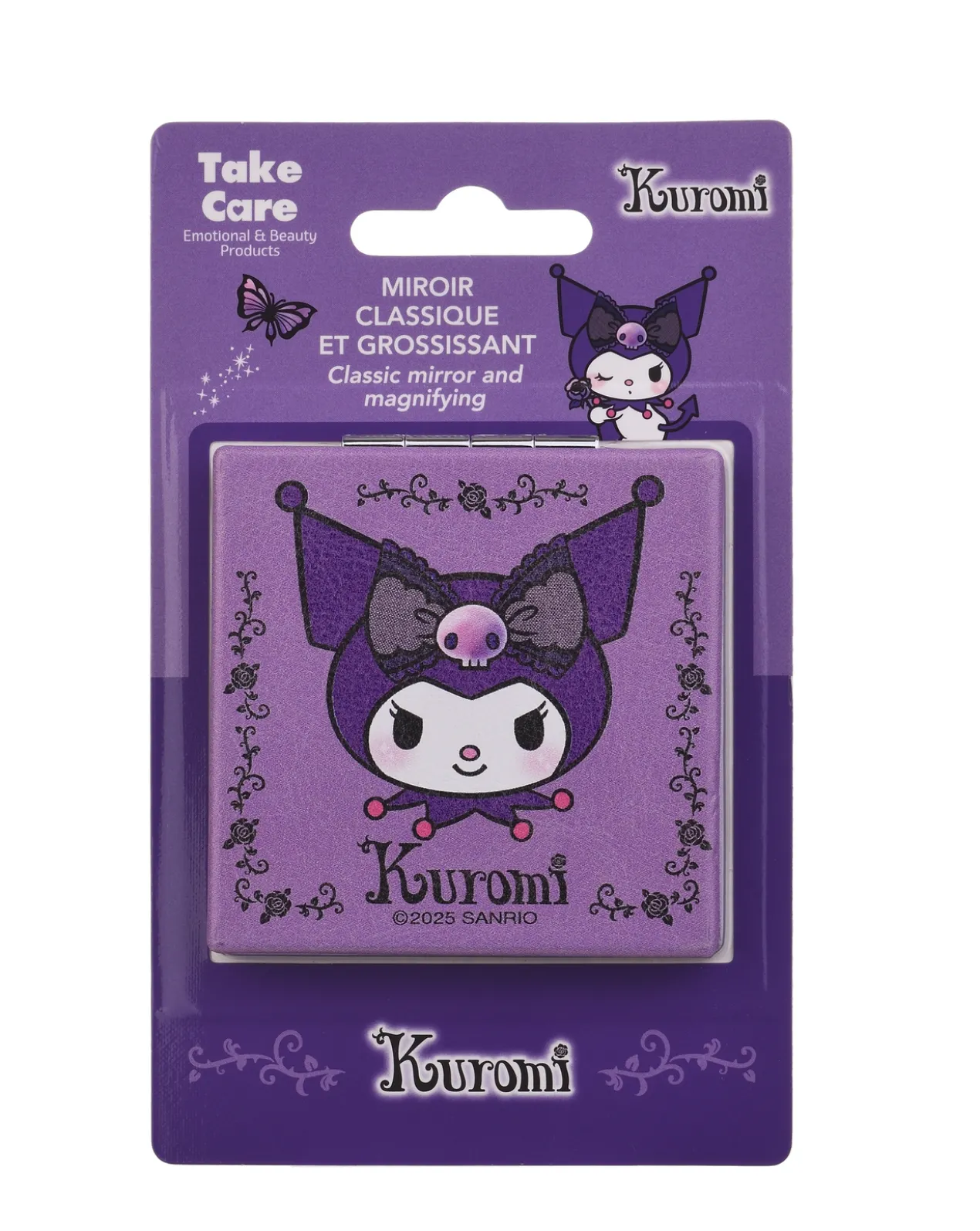 Miroir Classique + Miroir Grossissant Hello Kitty Kuromi