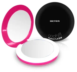 Miroir de Poche Double Lumière LED X10