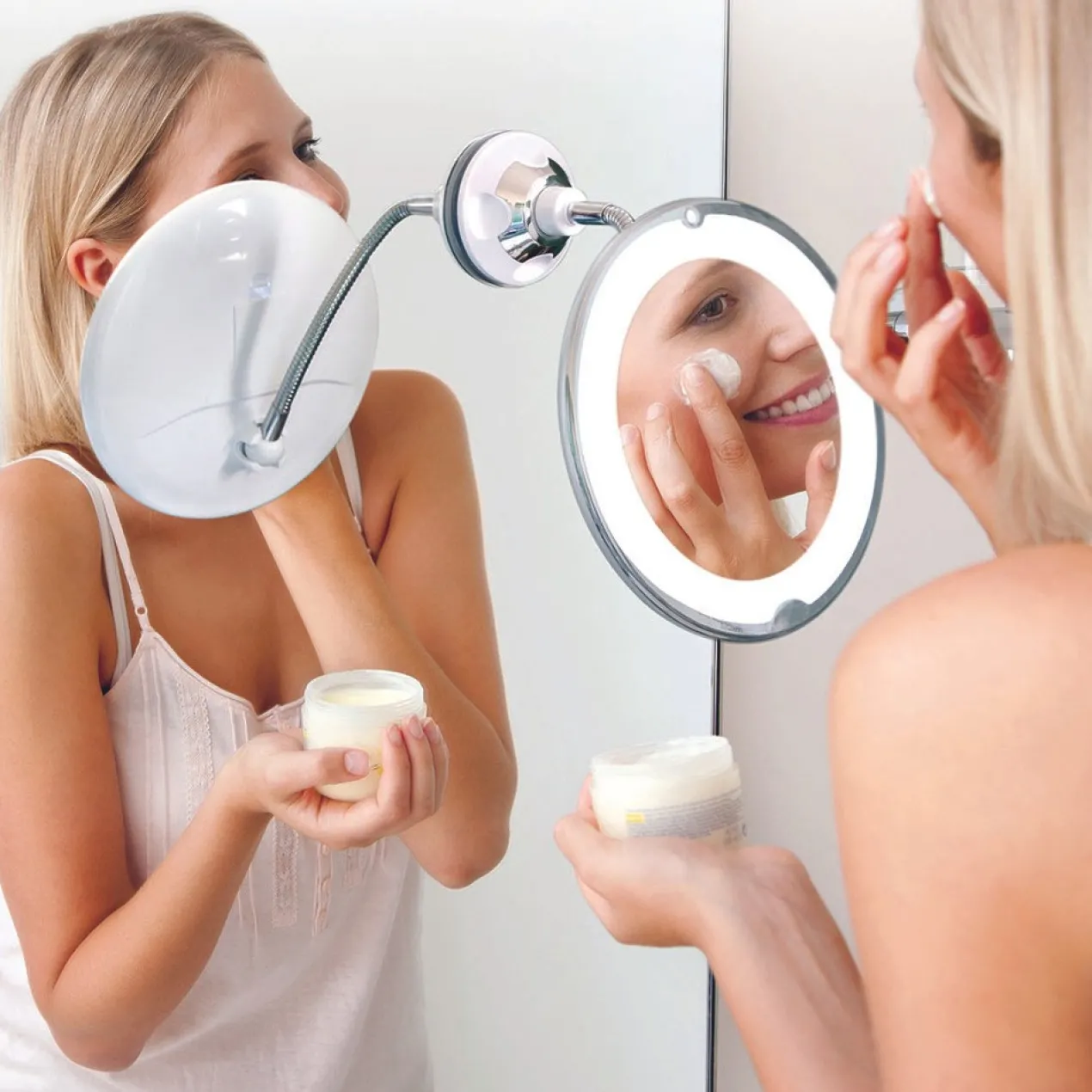 Miroir LED Flexible avec Ventouse