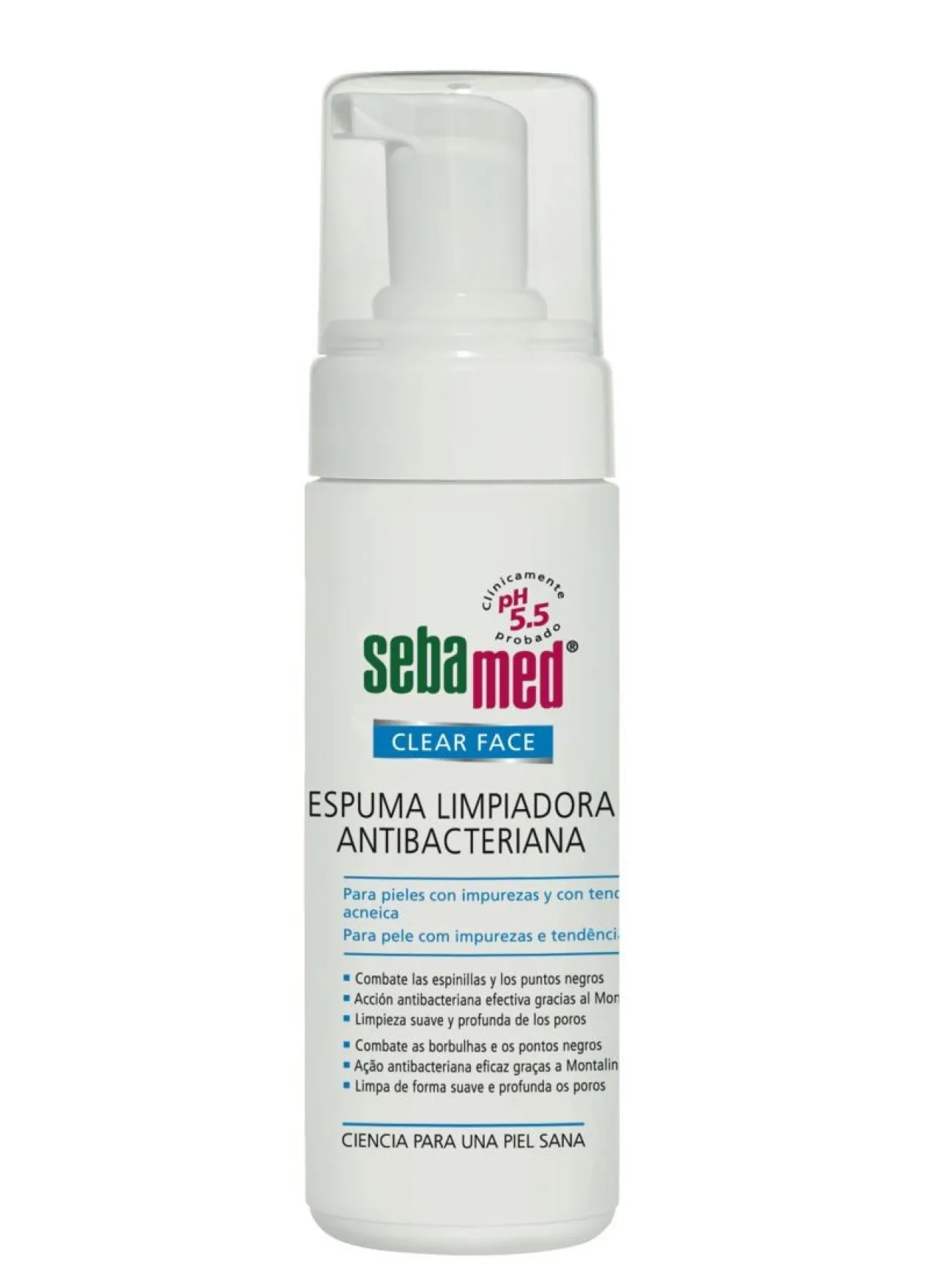 Mousse Nettoyante Antibactérienne Clear Face