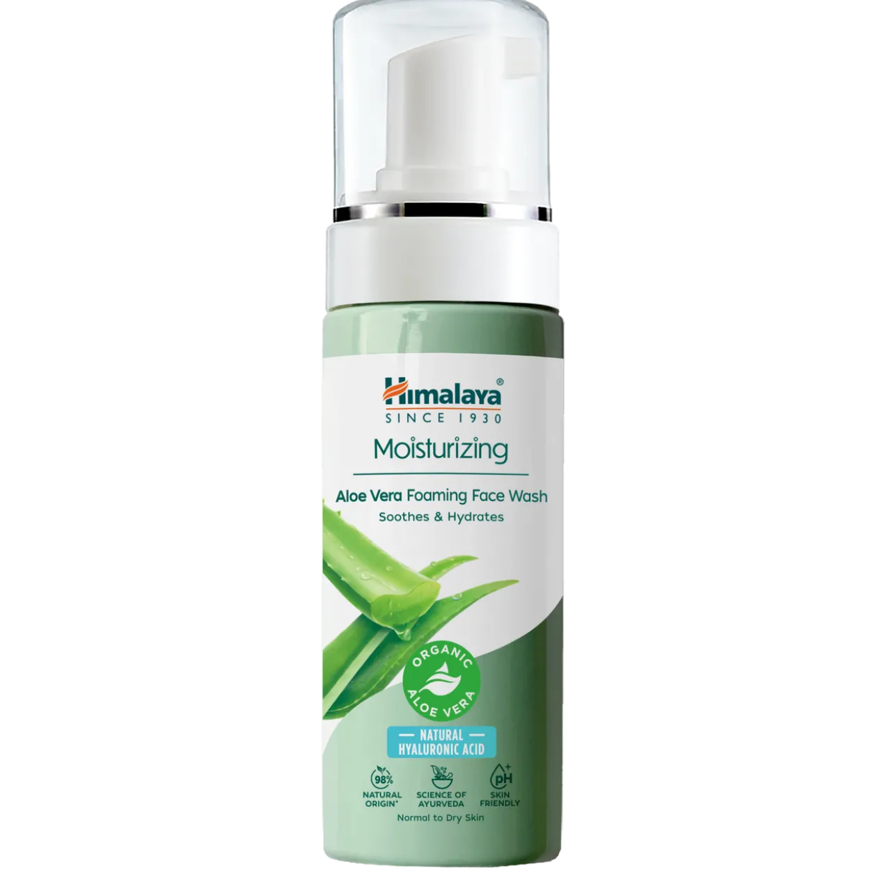 Mousse nettoyante hydratante à l’Aloe Vera
