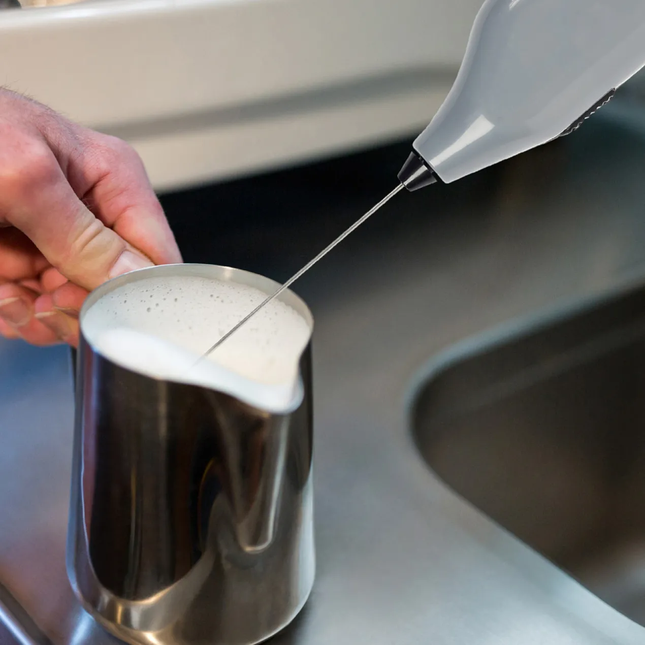 Moussoir à Lait Électrique
