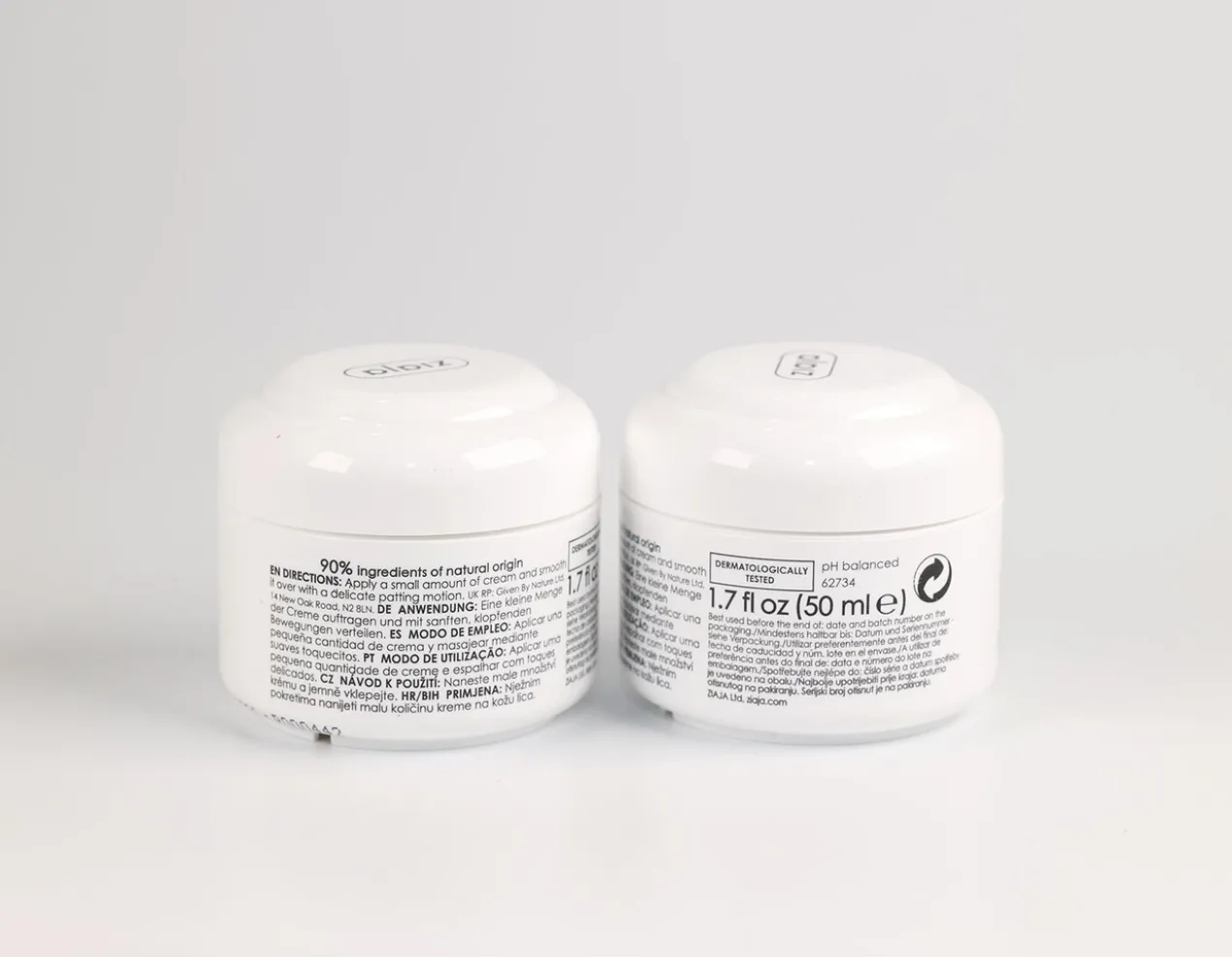 Multivitamines Crème Hydratante pour le Visage
