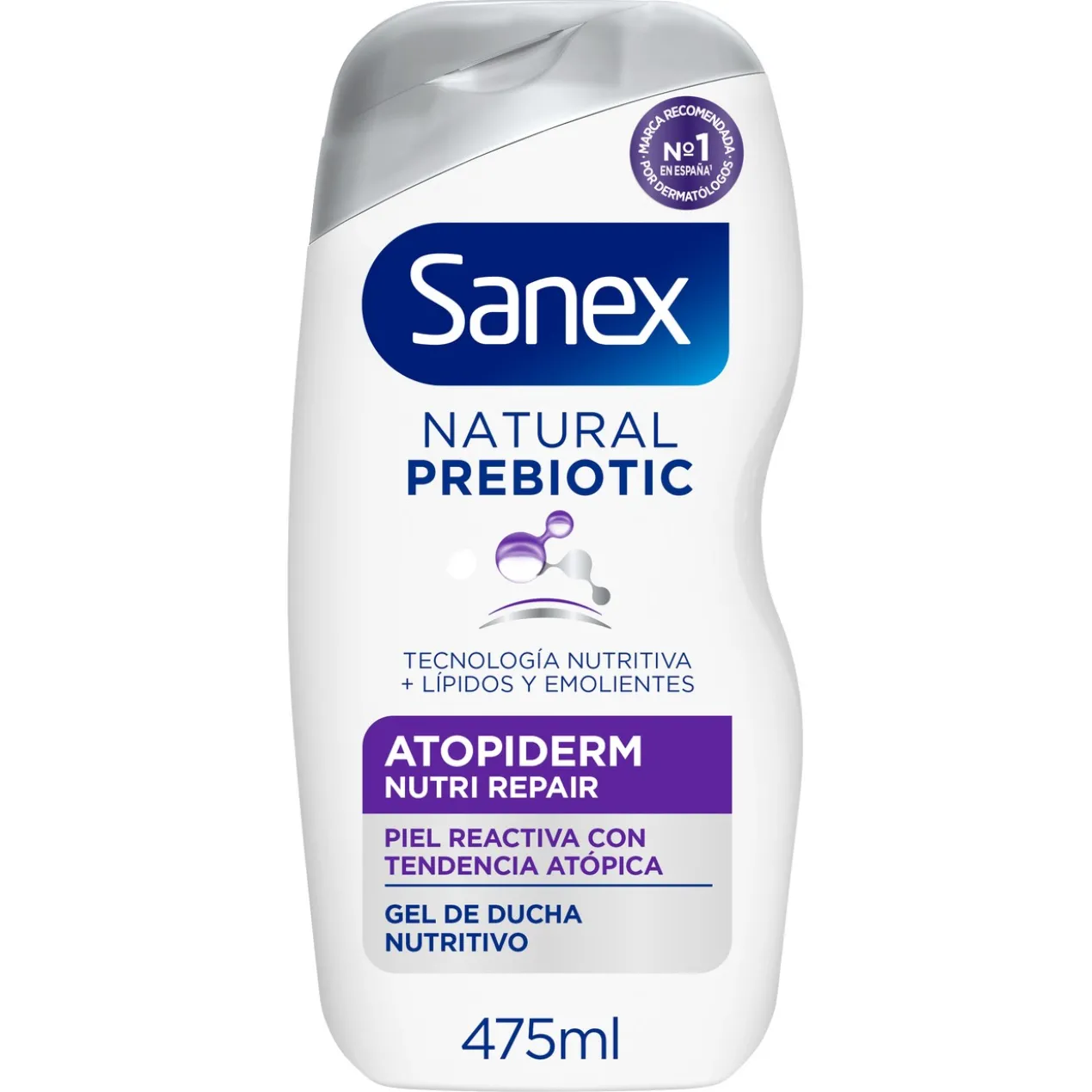 Natural Prebiotic Atopiderm Nutri Repair Gel Douche ou Bain nutritif