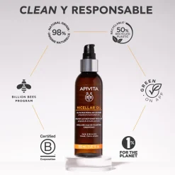 Nettoyant micellaire huile-en-lait