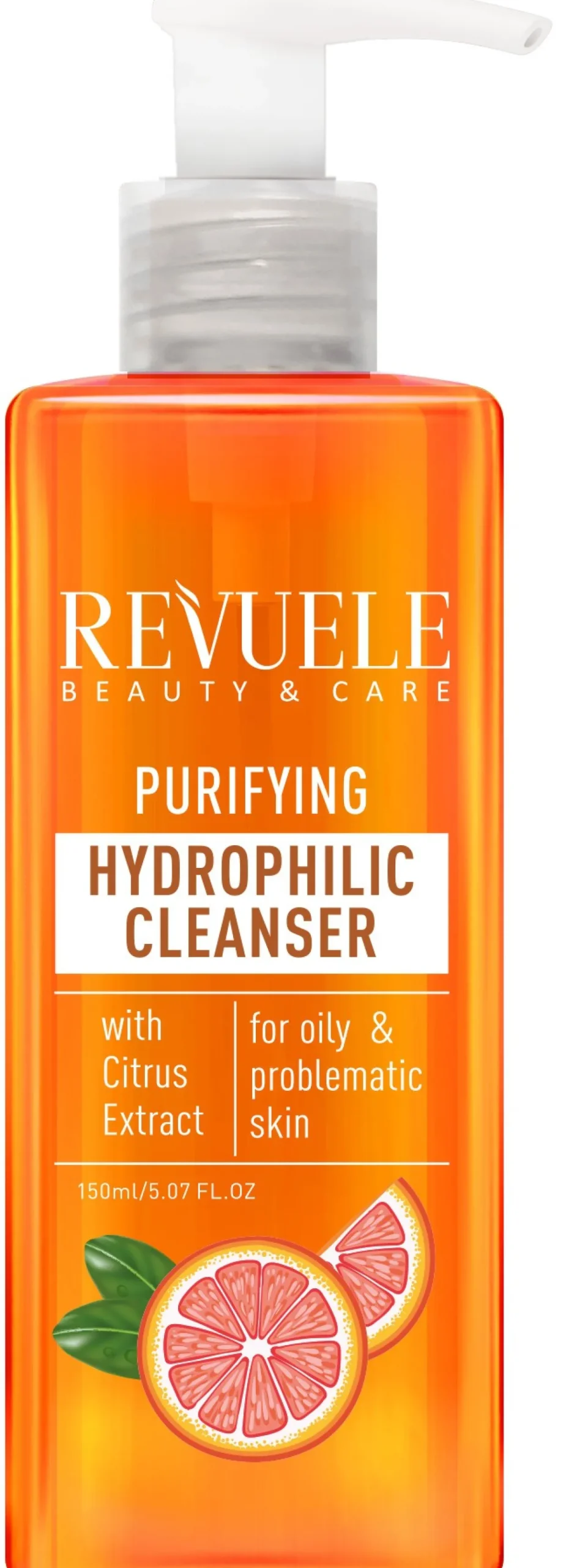 Nettoyant Purifiant Hydrophile avec Extrait d'Agrumes