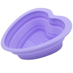 Nettoyeur de Pinceaux Extensible en Forme de Cœur