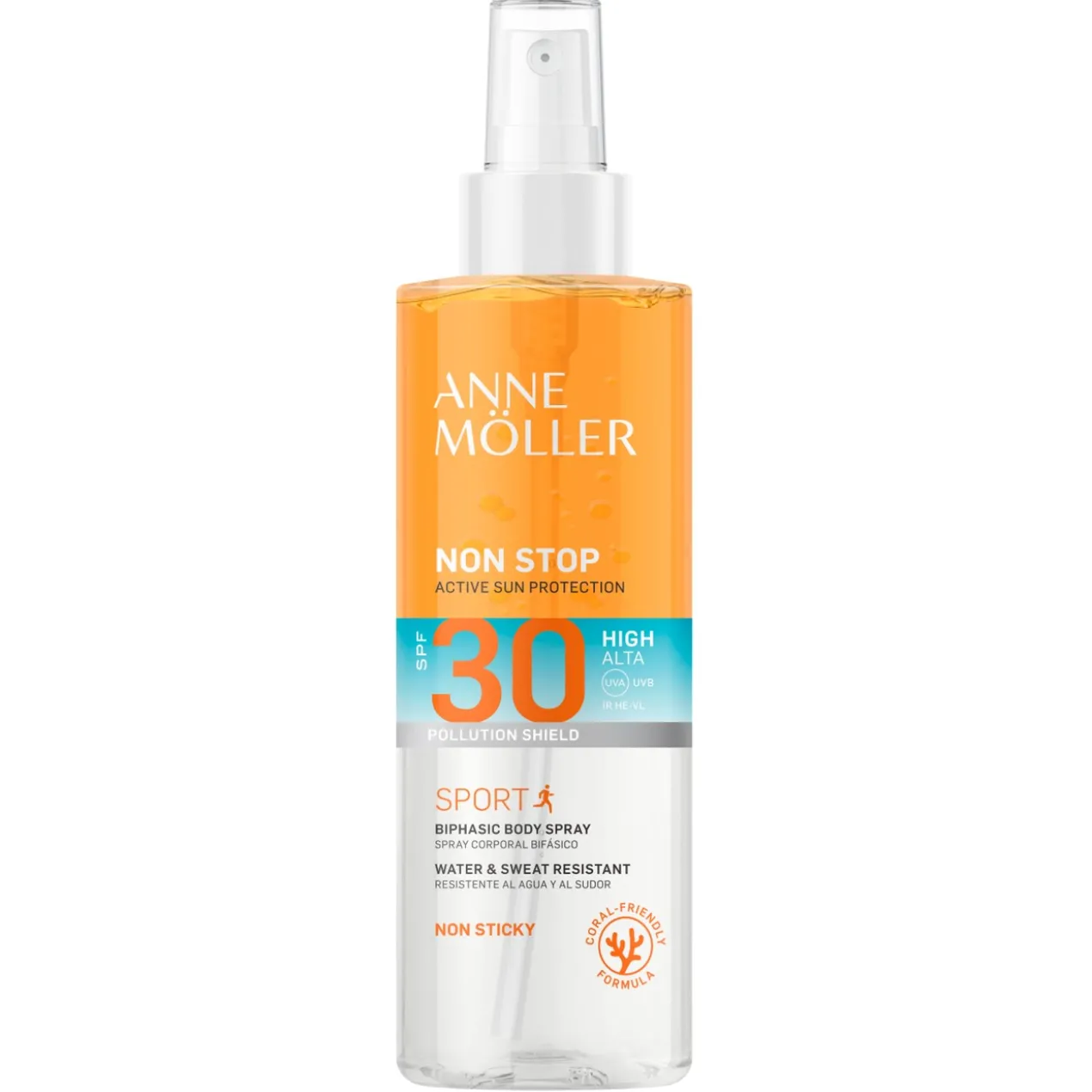 Non Stop Spray pour le Corps Biphasé SPF30