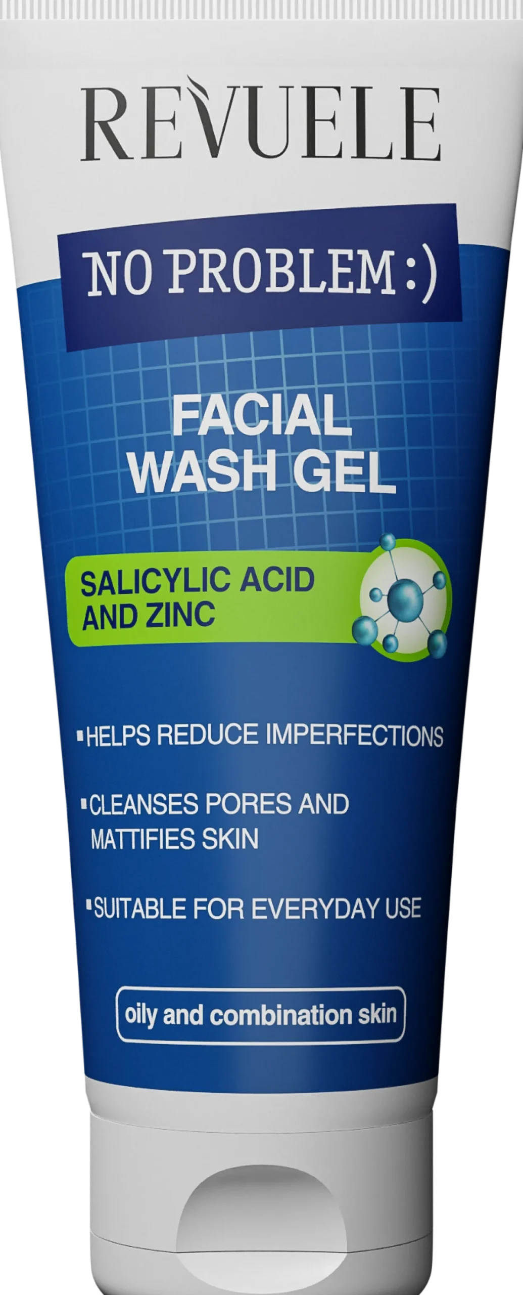 No Problem Gel Nettoyant Visage avec Acide Salicylique et Zinc