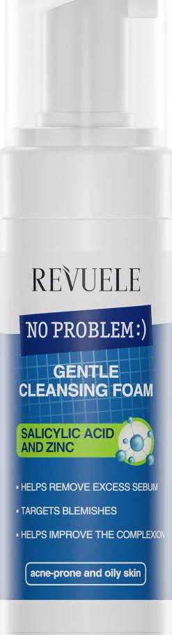 No Problem Mousse Nettoyante Douce avec Acide Salicylique et Zinc