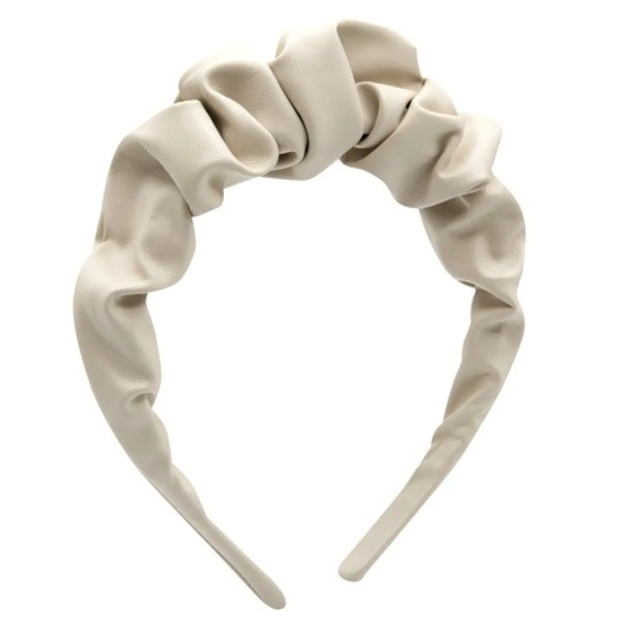 Oh My Hair Bandeau Plissé en Cuir