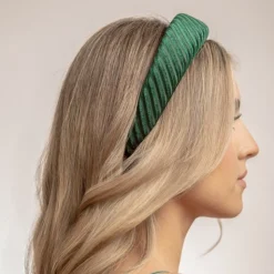 Oh My Hair Diadème Rembourré Relief Vert