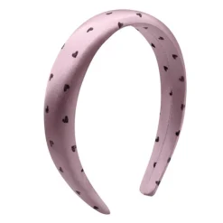 Oh My Hair Diadème Velvet Hearts Rose