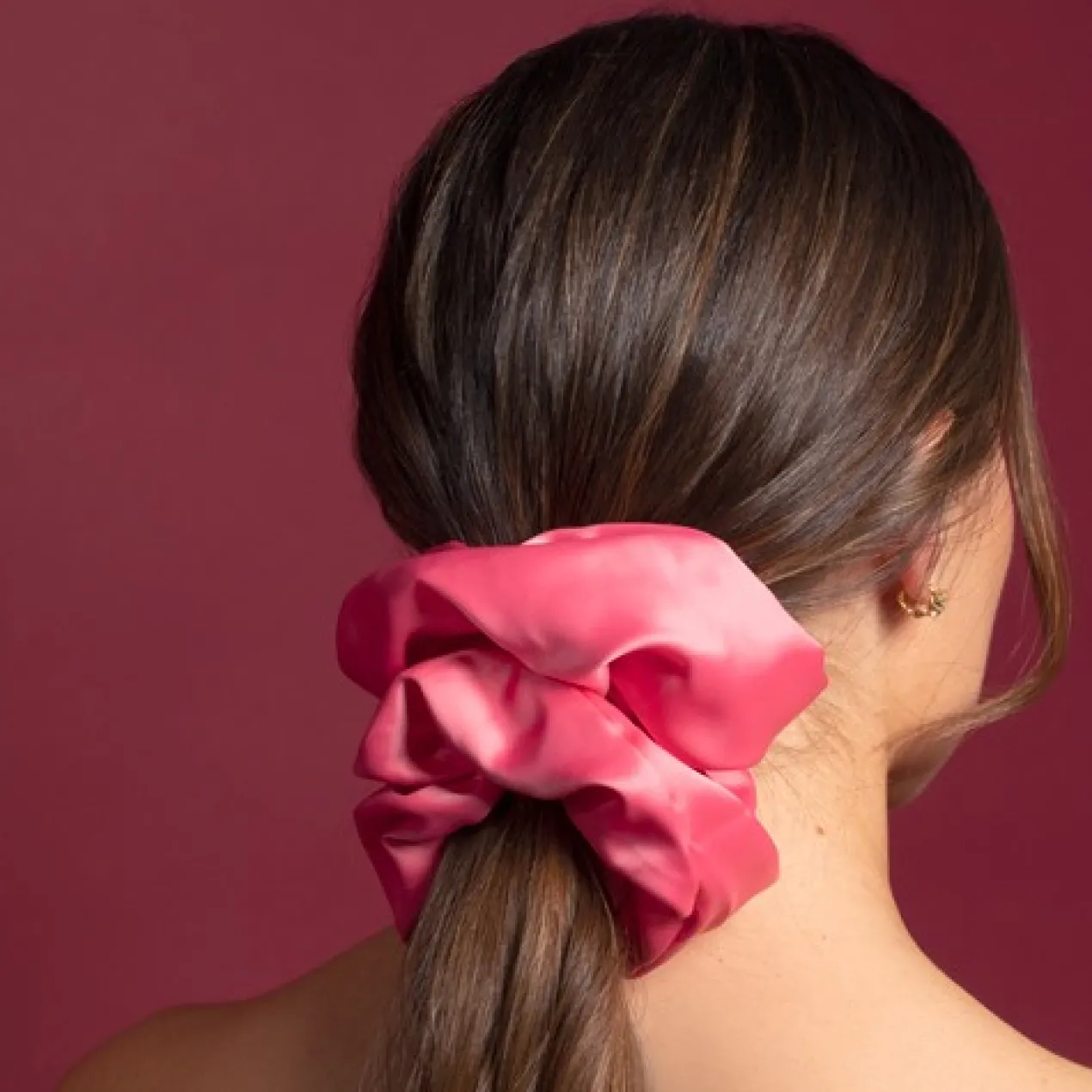 Oh My Hair Scrunchie Fuchsia