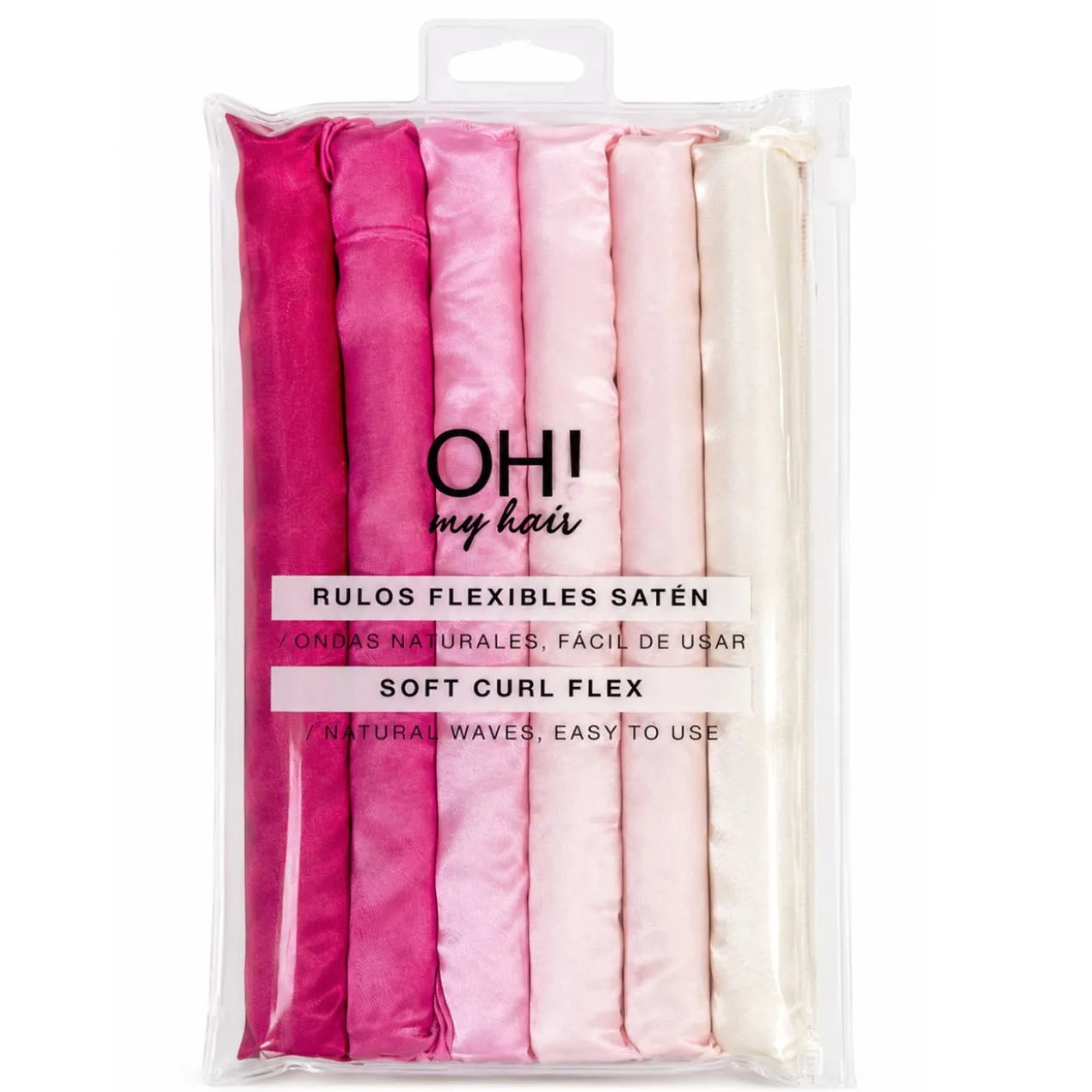Oh My Hair Set 6 Rouleaux en Satin