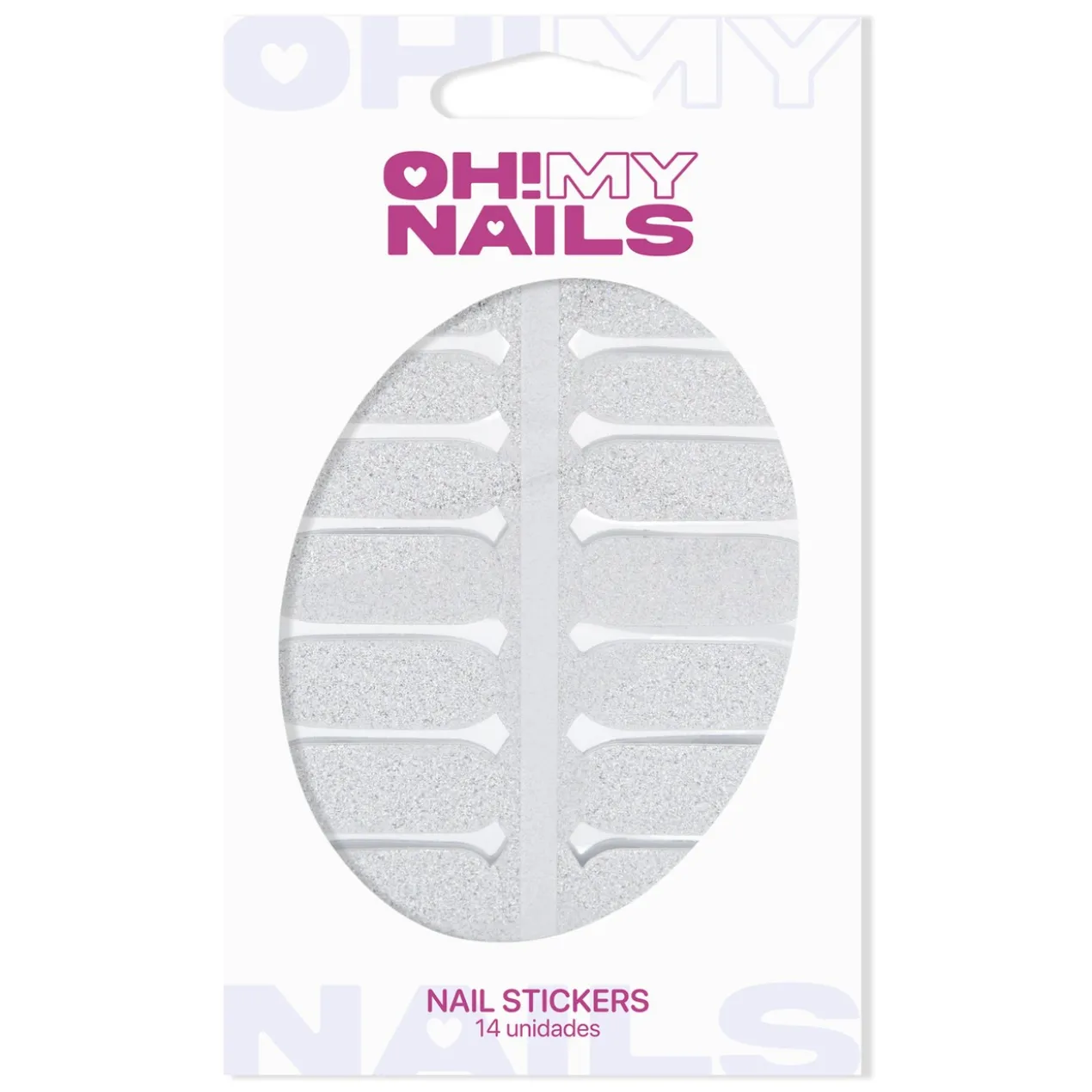 Oh My Nails Stickers Glitter