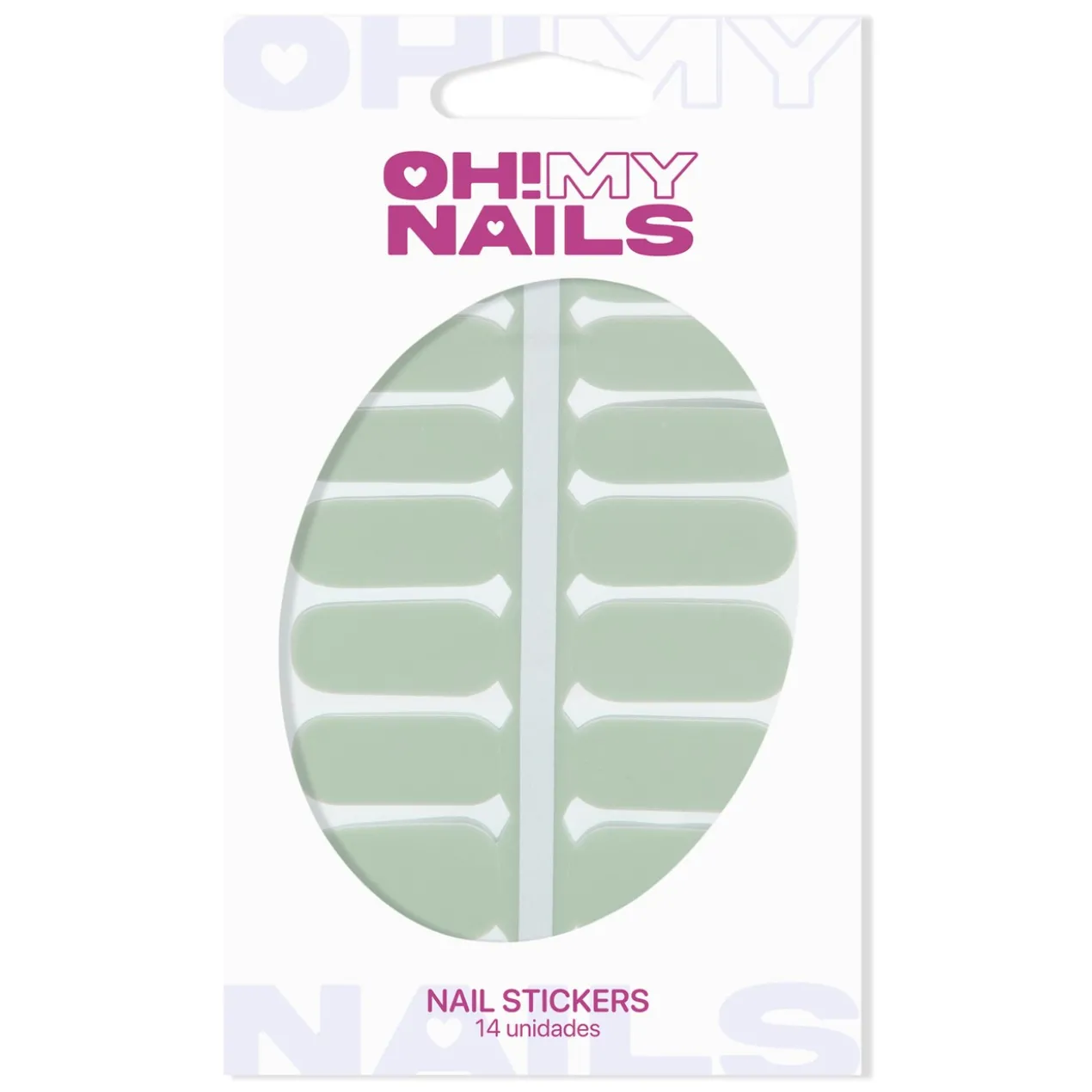 Oh My Nails Stickers Vert