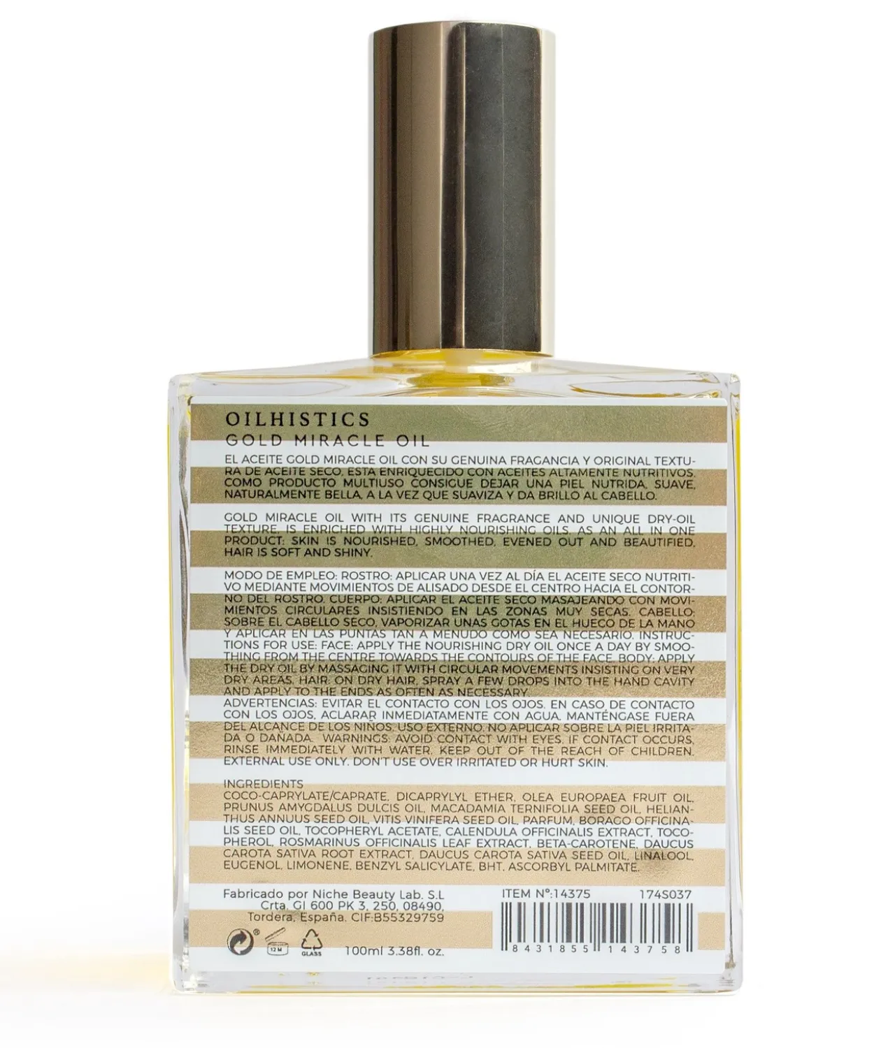 Oilhistics Huile sèche