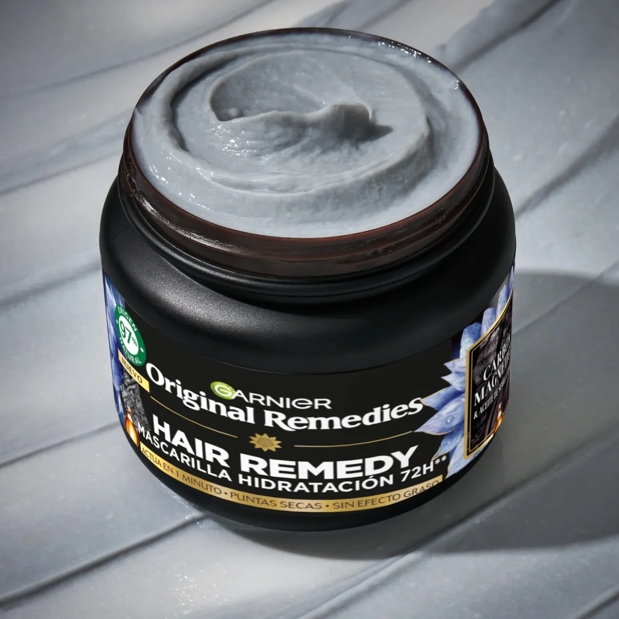 Original Remedies Masque Hair Remedy Hydratation au Charbon Magnétique