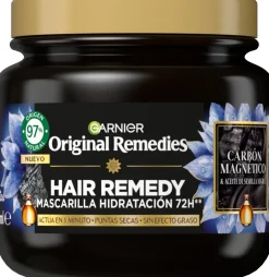 Original Remedies Masque Hair Remedy Hydratation au Charbon Magnétique