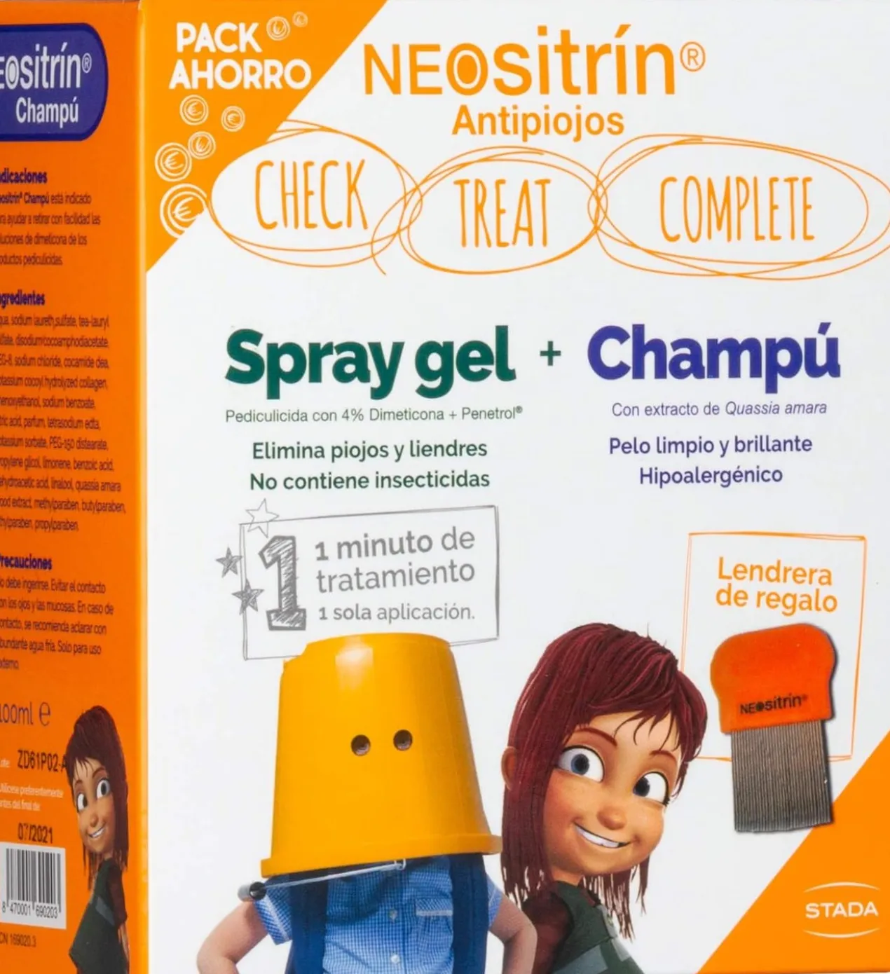 Pack Antipoux Shampoing + Spray + Peigne