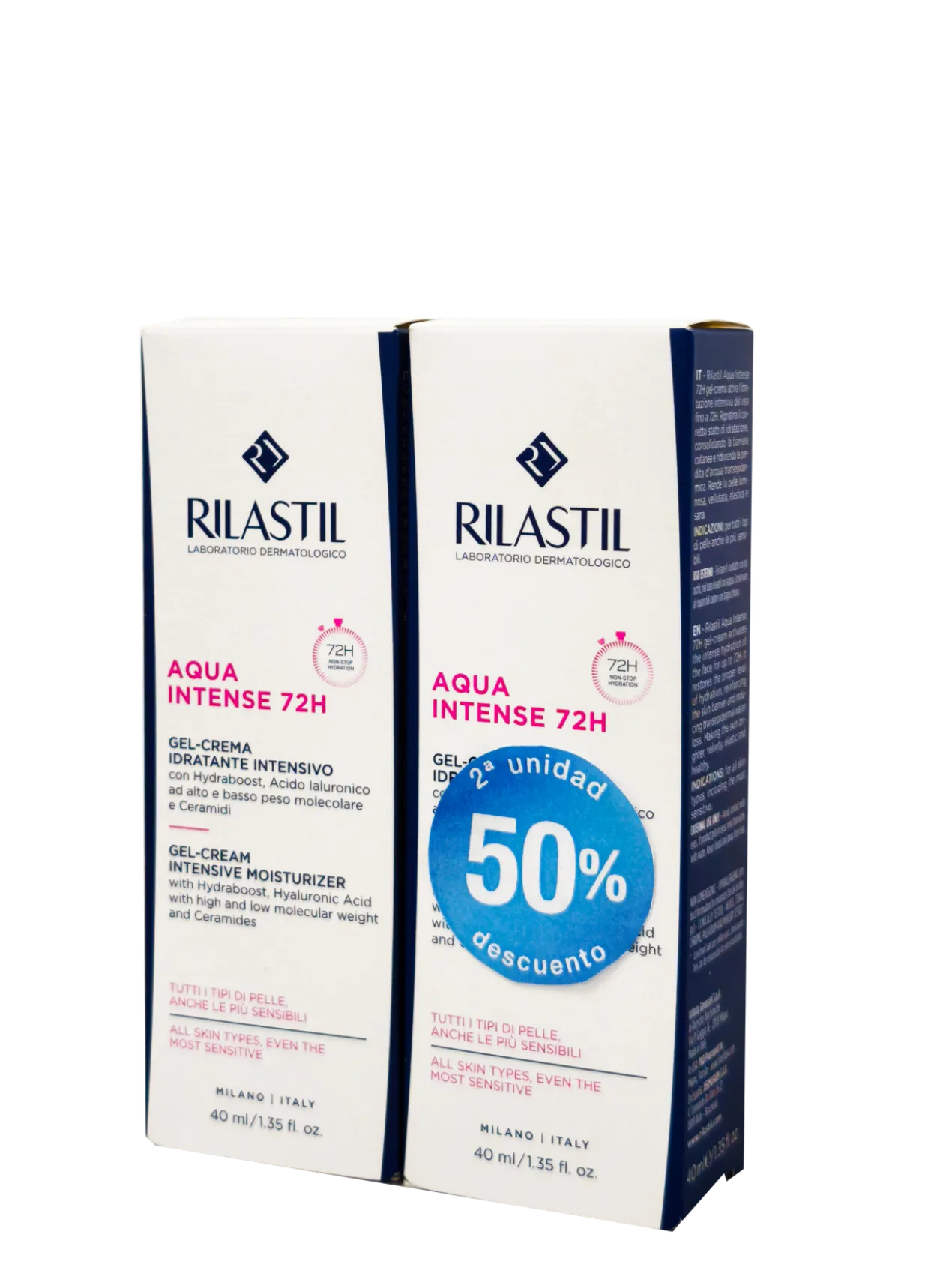 Pack Aqua Intense 72h Gel-Crème Hydratant Intensif