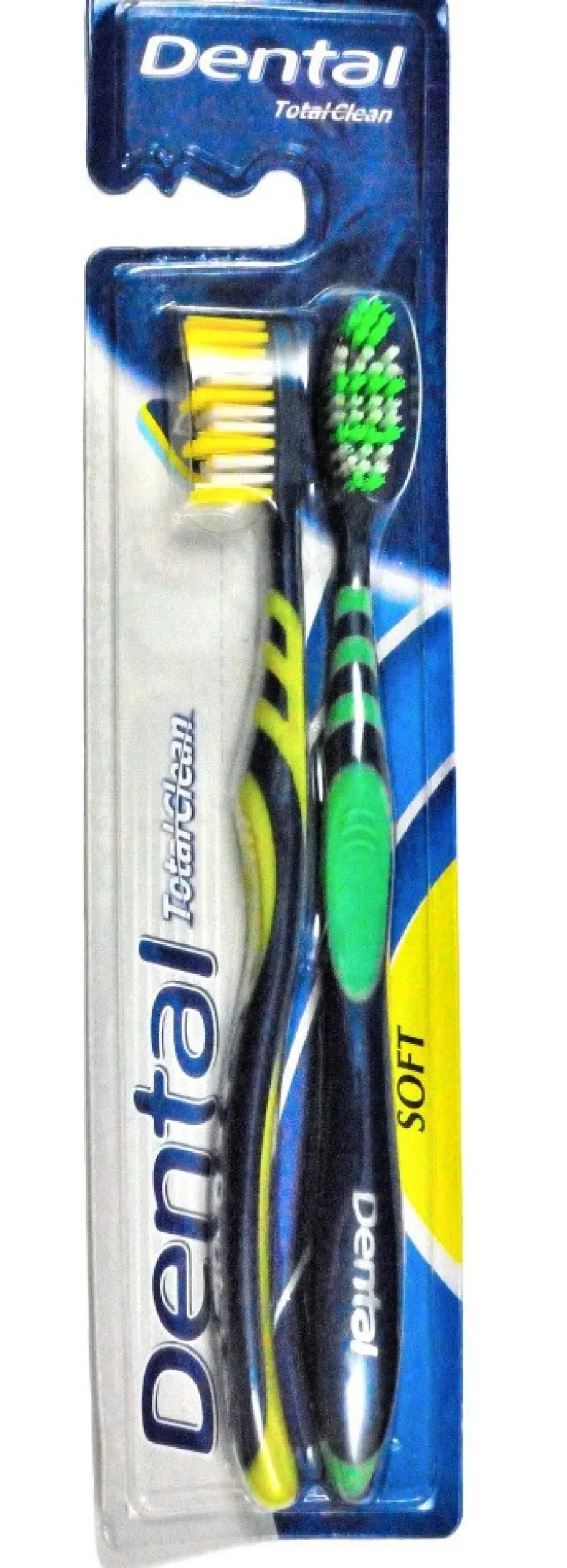Pack 2 Brosses à dents Total Clean-Medium