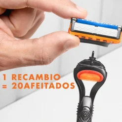 Pack Économique Gillette Fusion5 7+1 Recharges pour Rasoir