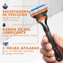 Pack Économique Gillette Fusion5 7+1 Recharges pour Rasoir