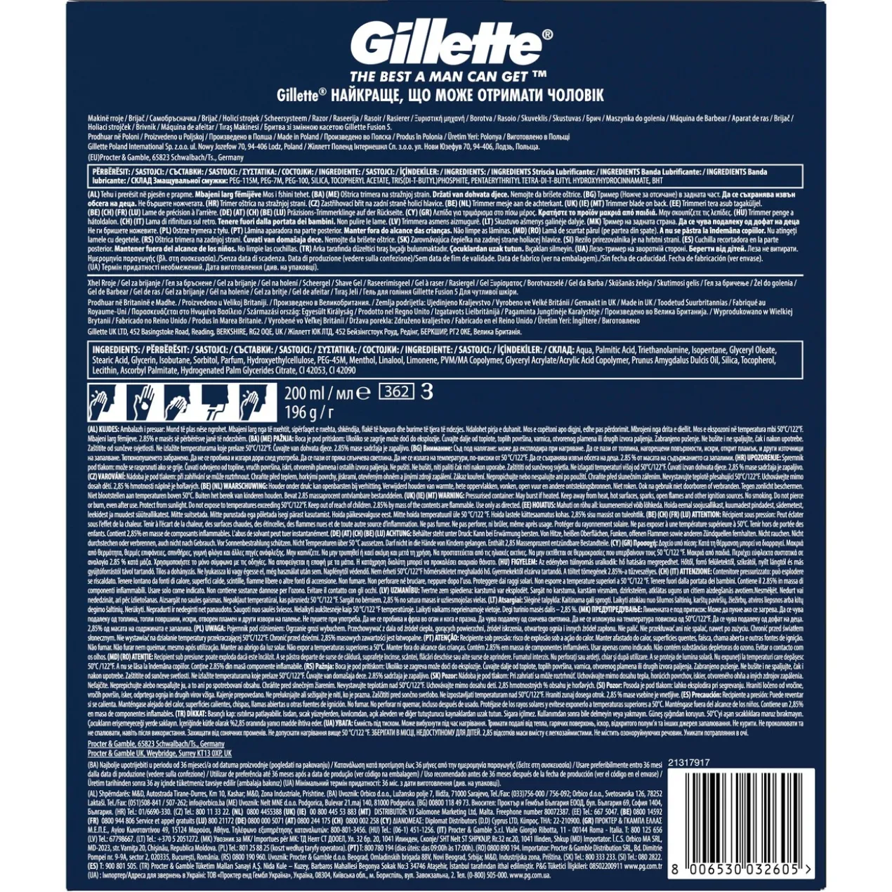 Pack Gillette Fusion5 – Rasoir