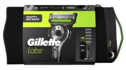 Pack GilletteLabs Rasoir + Lames de Rechange + Gel + Support