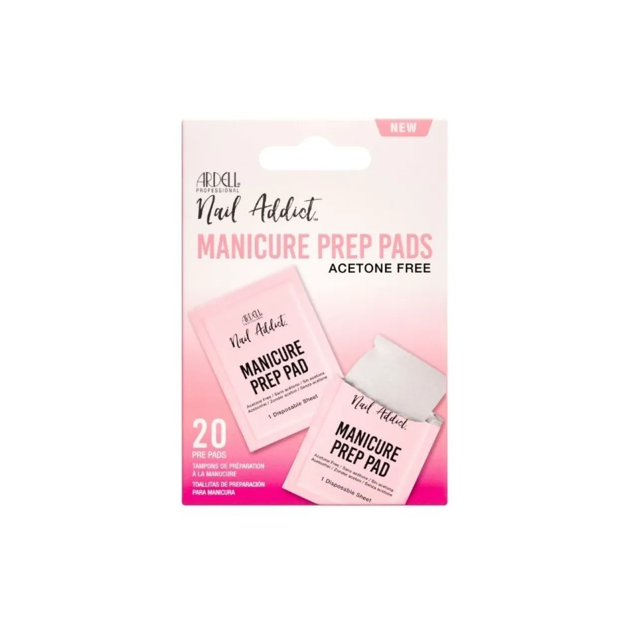 Pack 20 Lingettes Préparatrices Vernis Manicure Pads