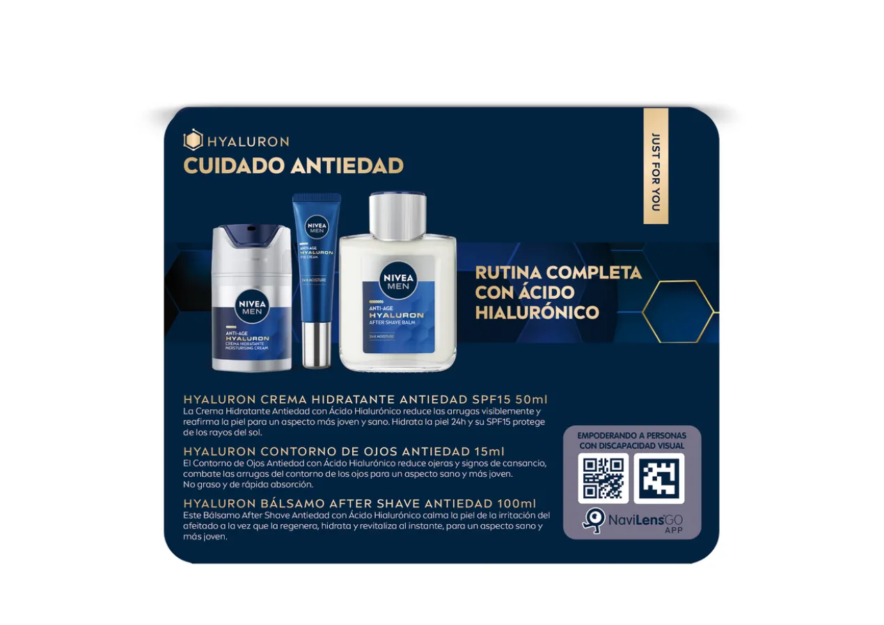 Pack Nivea Men Hyaluron Antiage