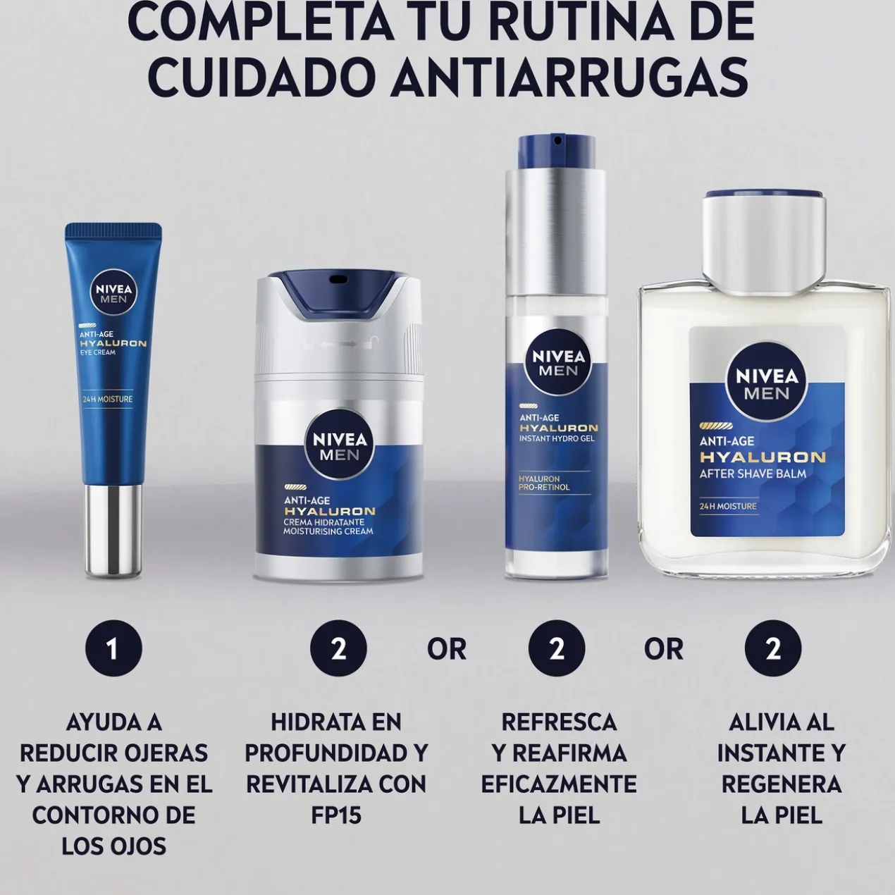 Pack Nivea Men Hyaluron Antiage