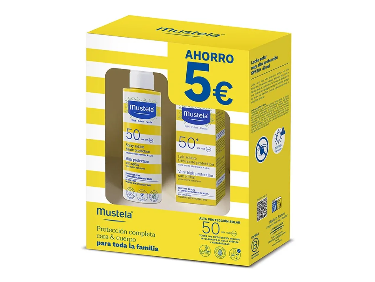Pack Solaire Spray & Lait Protection Complète