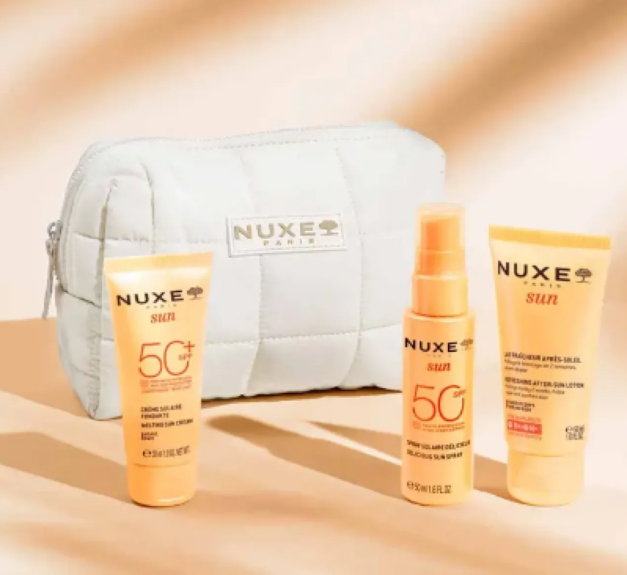 Pack Sun Mes Essentiels Crème Solaire SPF50 + Spray + After Sun + Trousse