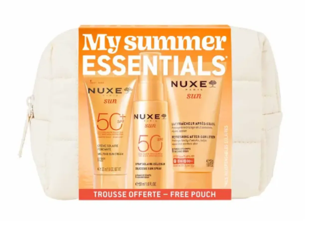 Pack Sun Mes Essentiels Crème Solaire SPF50 + Spray + After Sun + Trousse