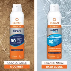 Pack Sunnique Brume Protectrice Sport SPF50 + Soin Visage SPF50