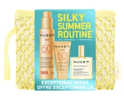 Pack Sun Routine Soyeuse Spray SPF50 + Crème SPF50 + Huile Oro + Trousse