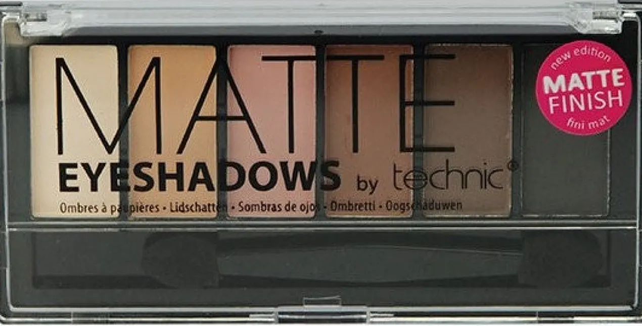 Palette de 6 fards à paupières Matte Nude