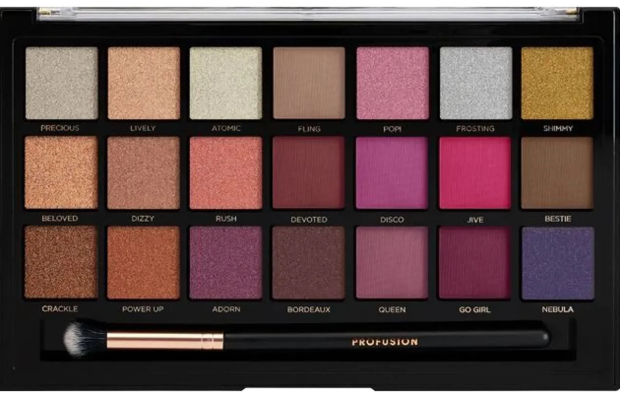 Palette de Fards à Paupières Pro Pigment 21 Teintes + Pinceau