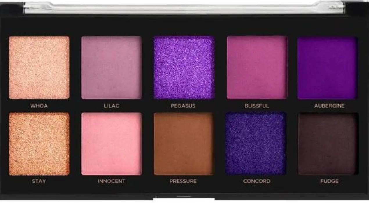 Palette de fards à paupières Violets 10 teintes