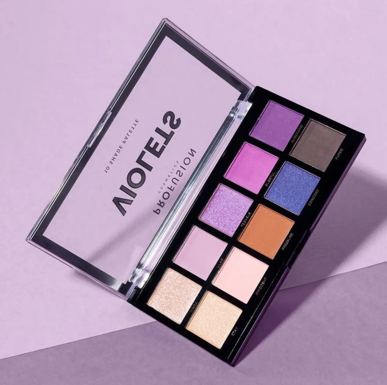 Palette de fards à paupières Violets 10 teintes