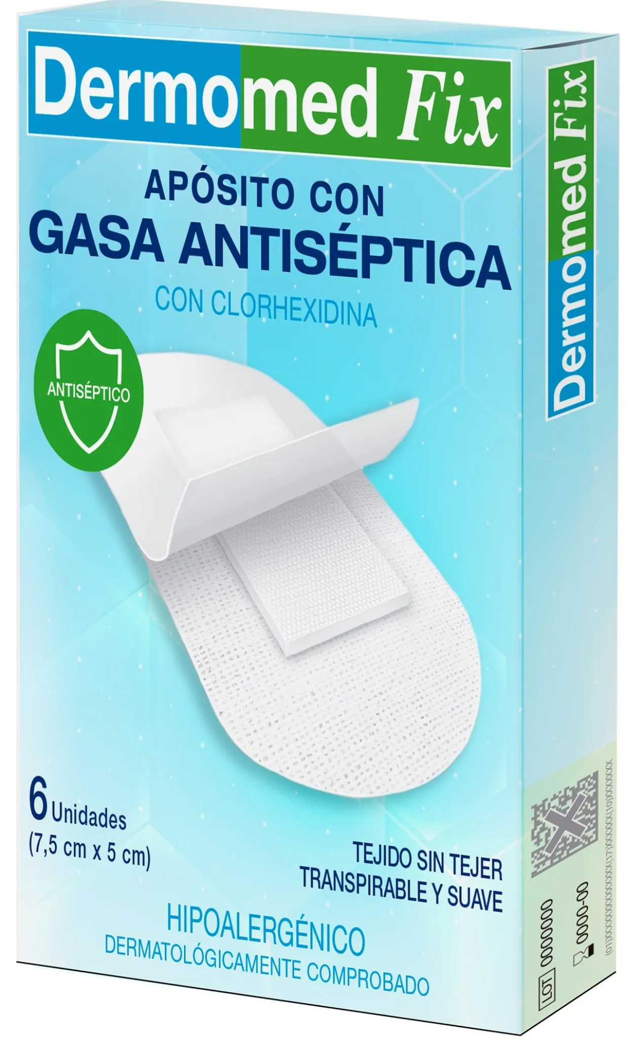 Pansement avec Gaze Antiseptique à la Chlorhexidine