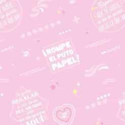 Papier cadeau à phrases