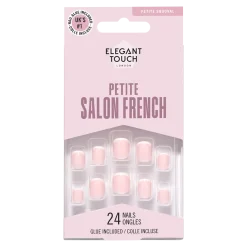 Petite Gel Finish French 154 Faux Ongles