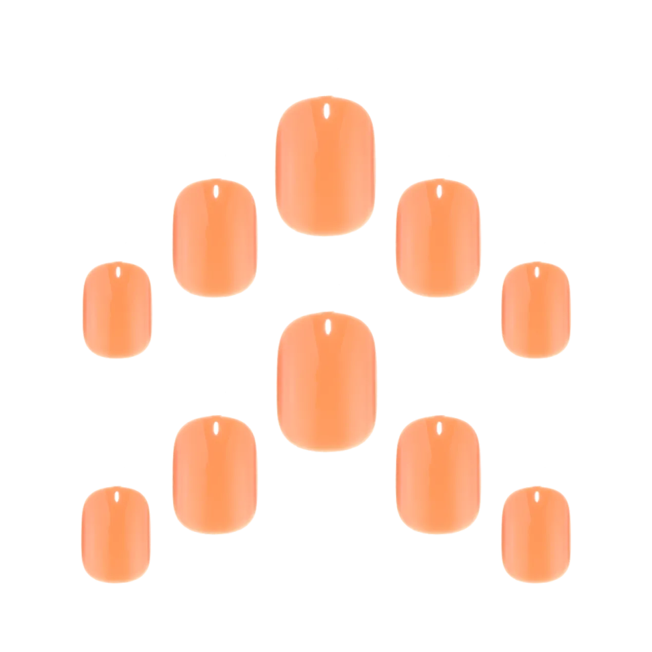Petite Gel Finish Tulip Sunrise Faux Ongles