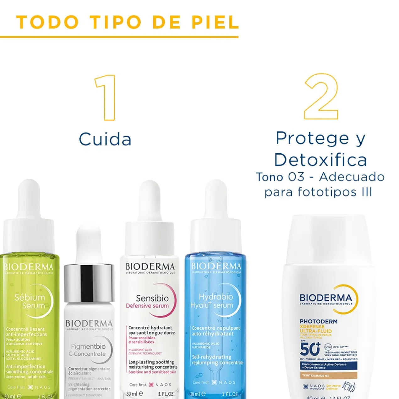 Photoderm XDefense Ultra Fluid SPF 50+ Teinte 03
